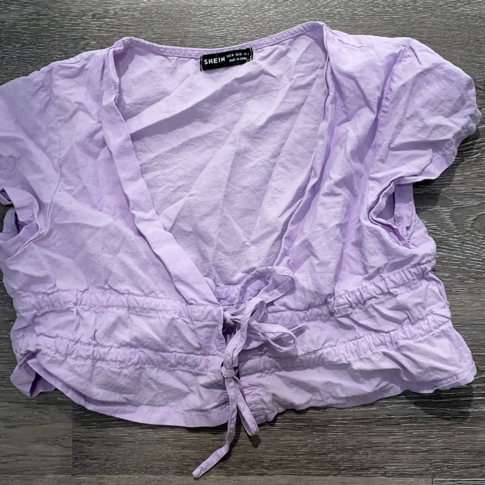 Shein Tie Top